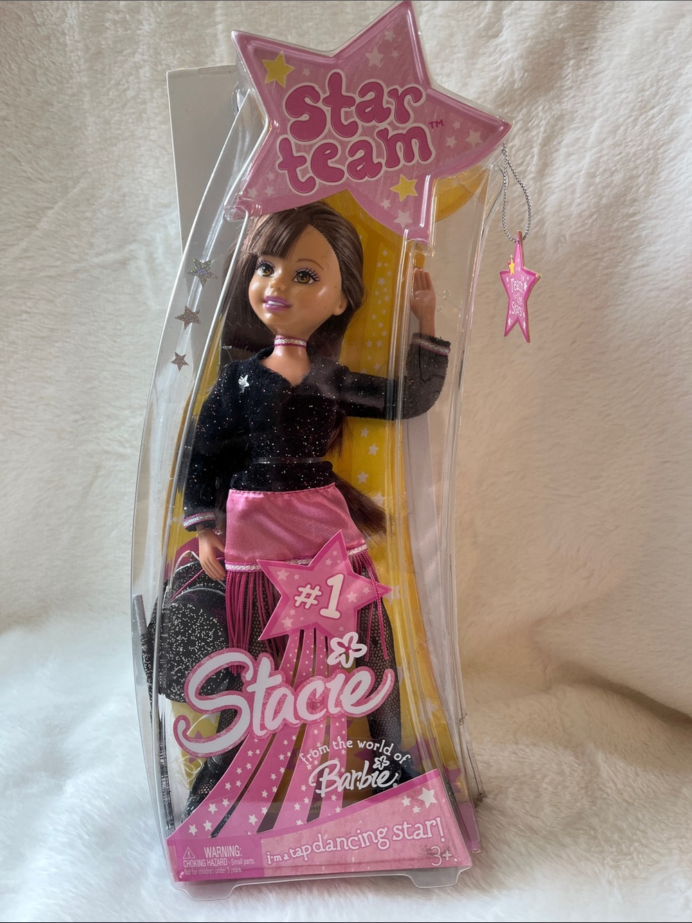 ✨RARE GRAIL✨ VTG 2005 Barbie Star Team Stacie Tap Dancing Star Doll NIB MINT